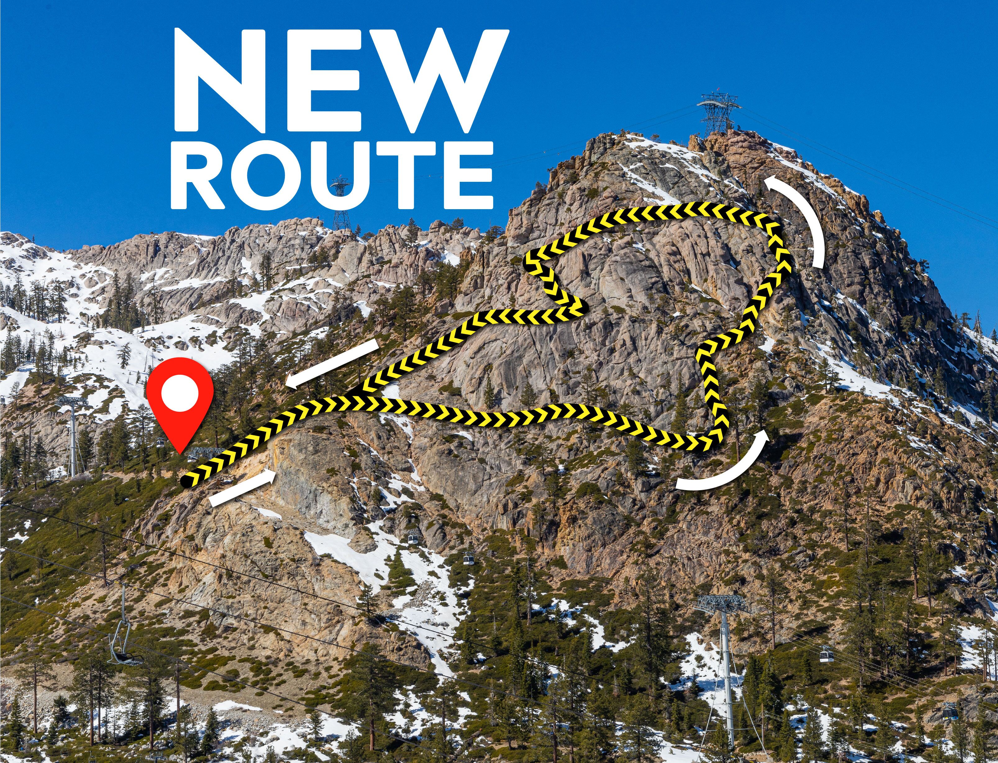 New Route on the Tahoe Via Ferrata